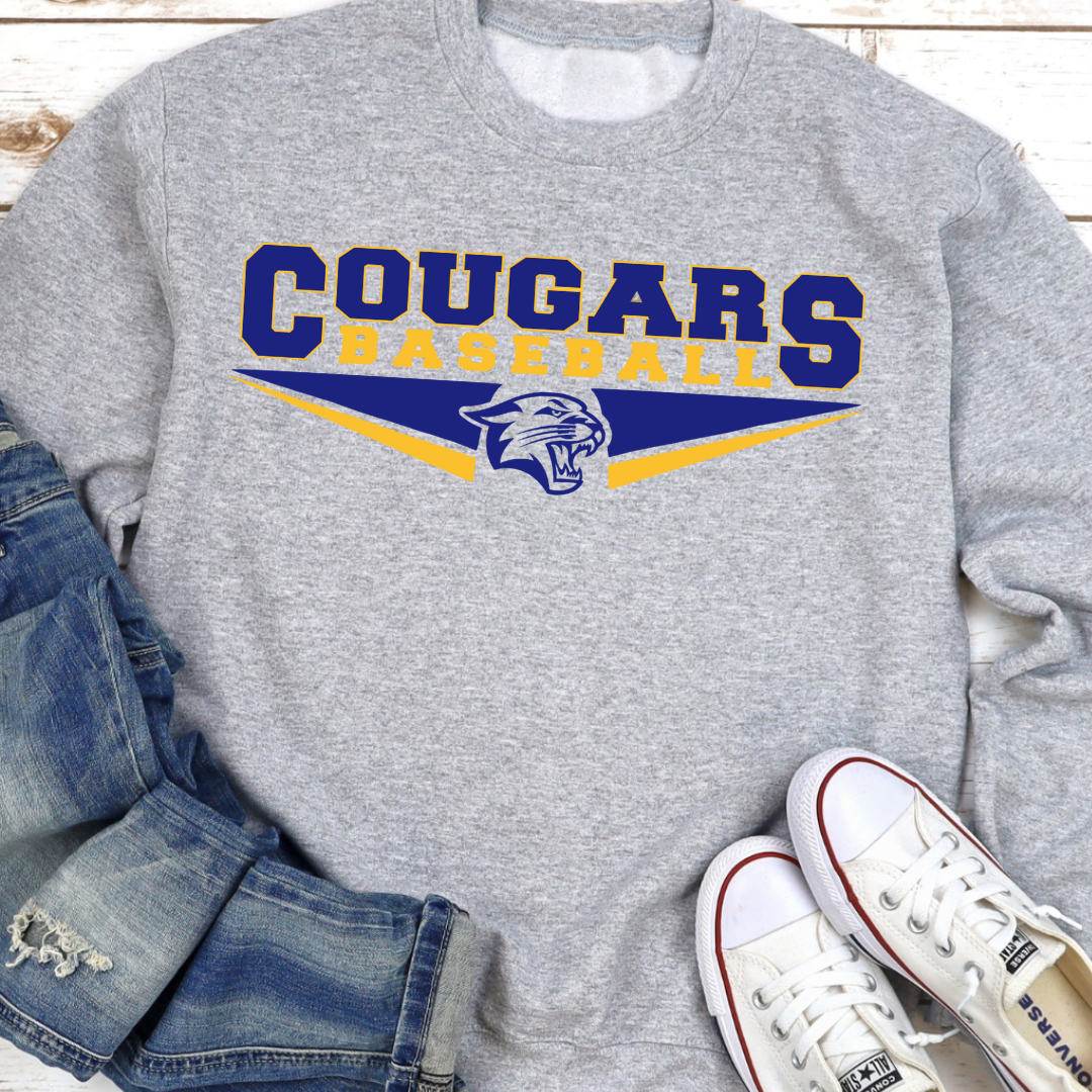 HK Baseball Home Run Crewneck