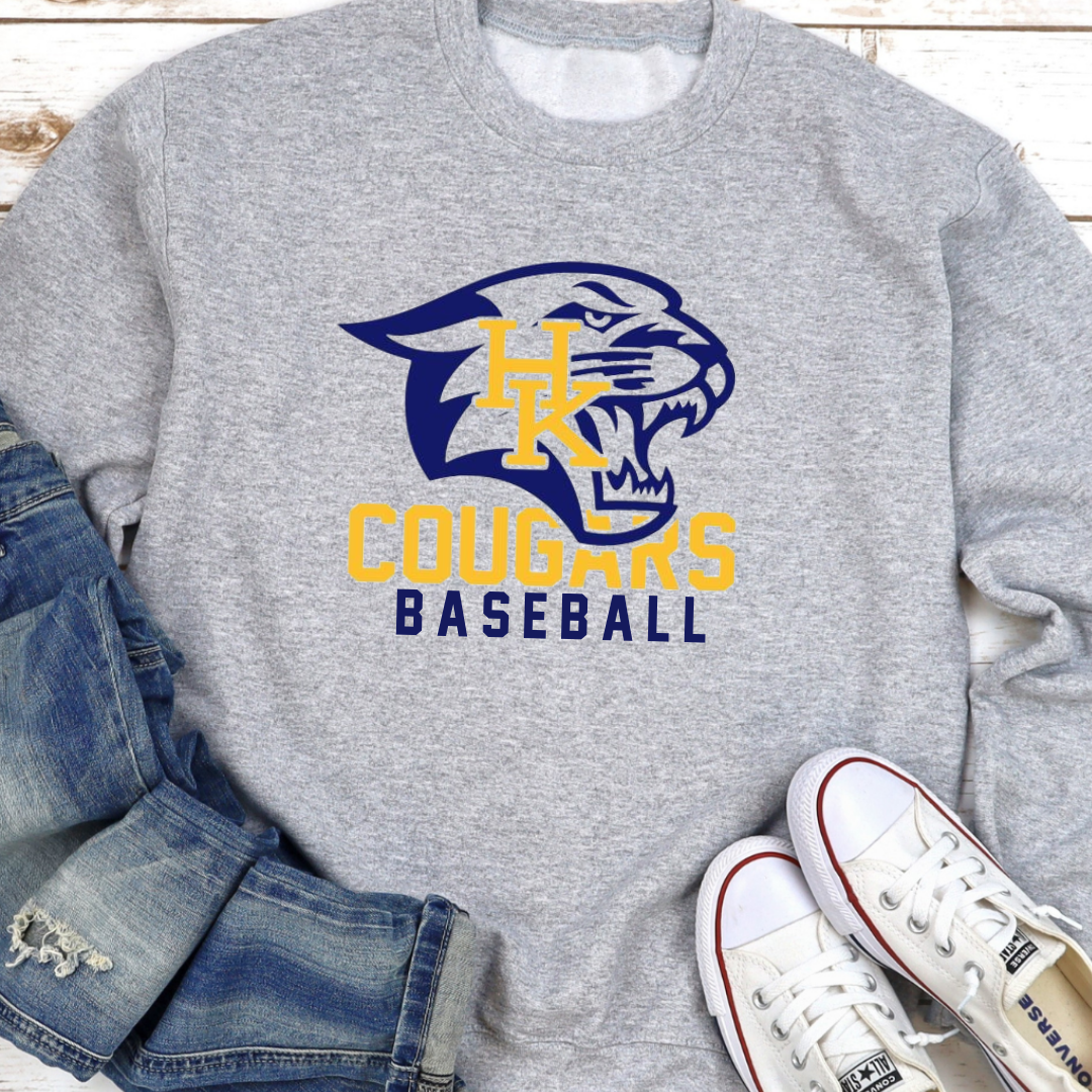 HK Baseball Heater Crewneck