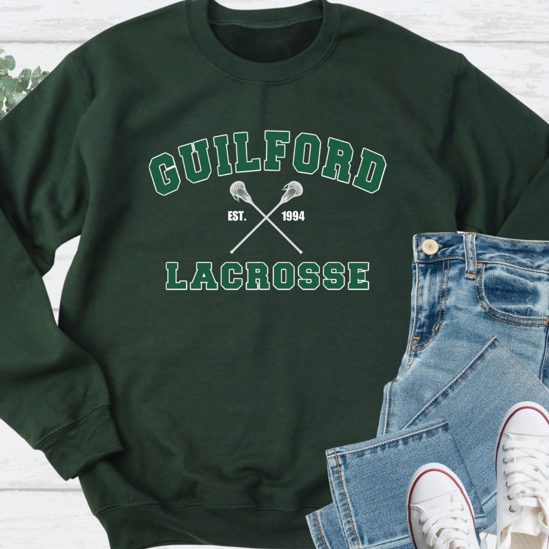 Guilford Lacrosse Faceoff Crewneck