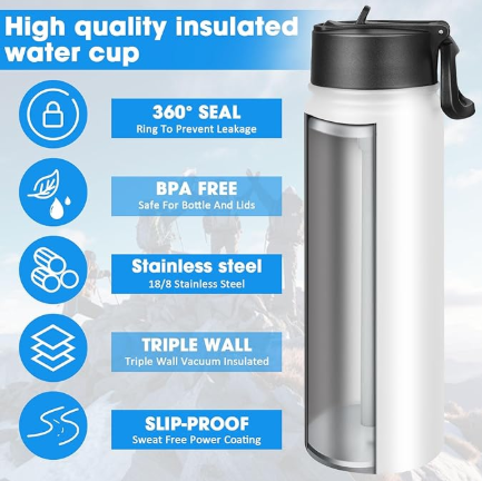 HK Girls HS Soccer 24 oz. Water Bottle