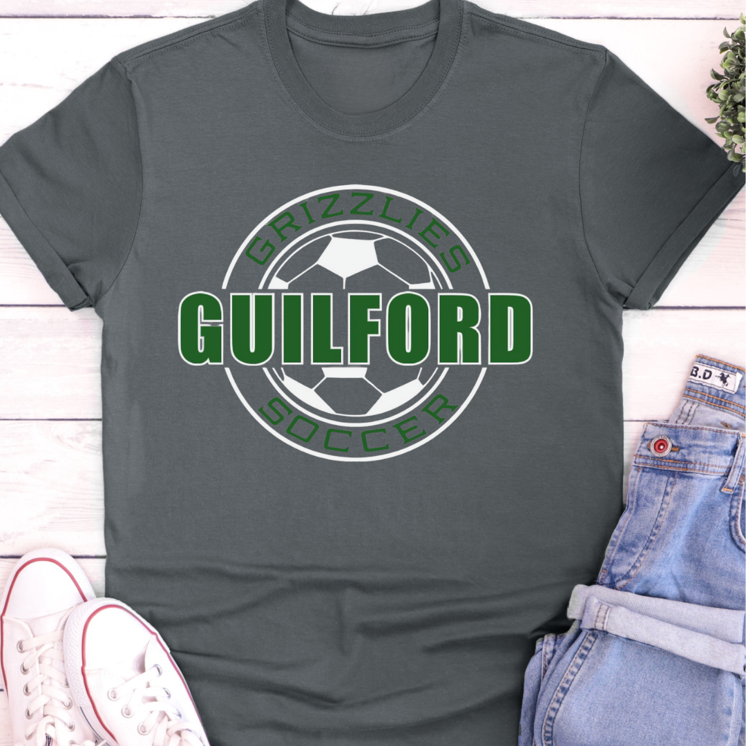 Guilford Soccer Header T-Shirt