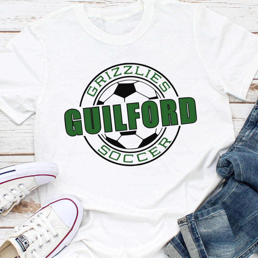 Guilford Soccer Header T-Shirt
