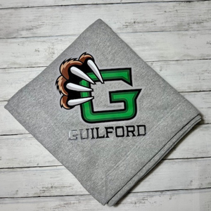Guilford Grizzlies Stadium Fleece Blanket